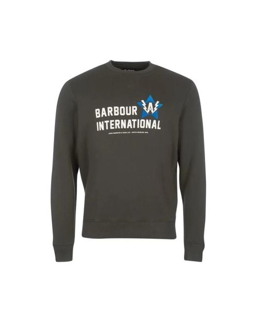 Barbour Gray Sweatshirts for men