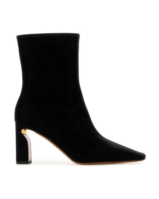 McQueen Black Heeled Boots