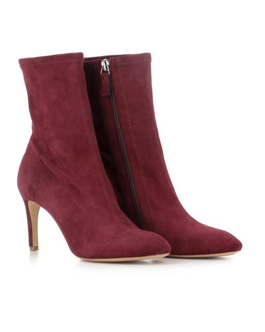 Roberto Del Carlo Purple Heeled Boots