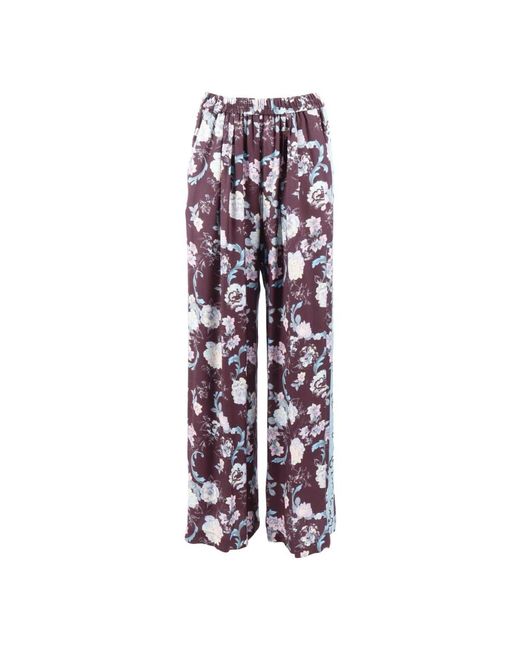 Forte_forte Purple Wide Trousers