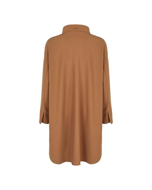 Herno Brown Single-Breasted Coats