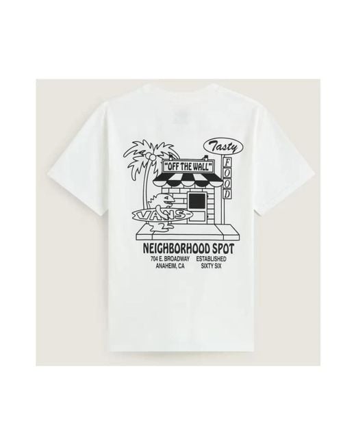 T-Shirts Vans de hombre de color White