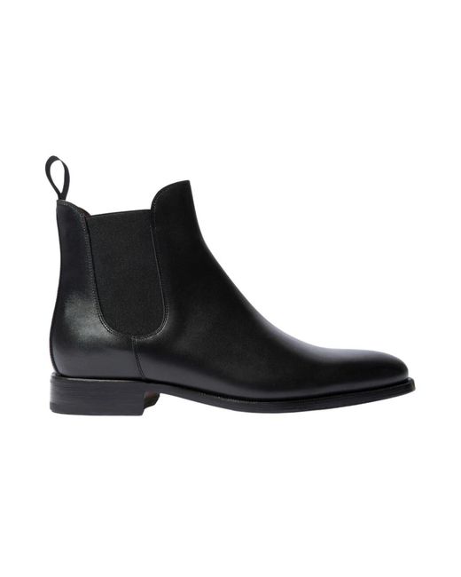 Scarosso Black Giancarlo Chelsea Boots for men