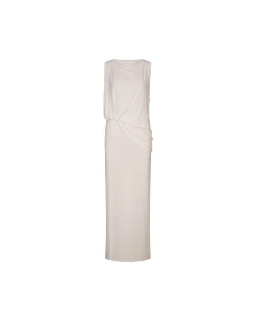 Jacquemus Witte Jurken Met Viscose En Elastaan in het White