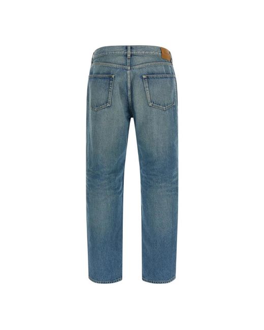 Saint Laurent Blue Straight Fit Jeans for men