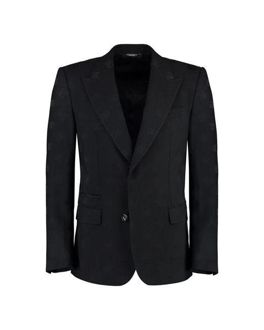 Dolce & Gabbana Black Blazers for men