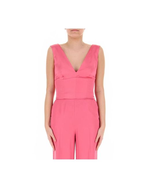 Tops > sleeveless tops Guess en coloris Pink