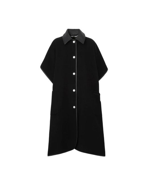 Burberry Black Single-Breasted Coats