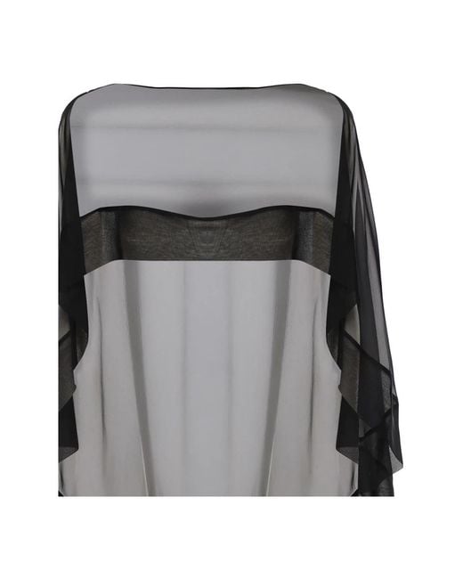 Capes Alberta Ferretti de color Gray