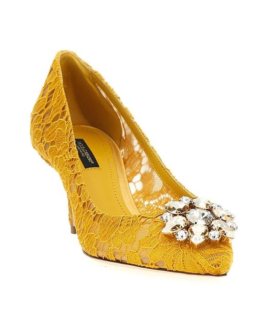 Dolce & Gabbana Yellow Pumps