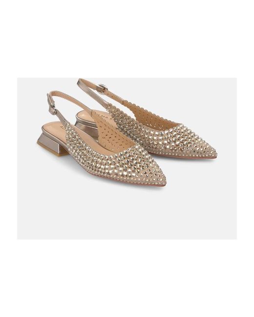 Alma En Pena. Natural Ballerina Shoes