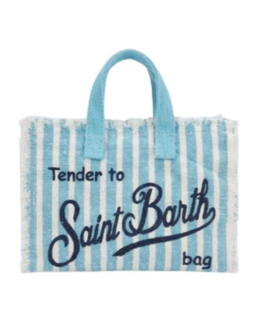 Mc2 Saint Barth Blue Tote Bags