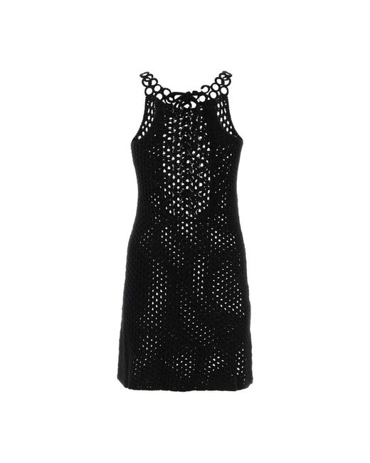 Chloé Crochet Mini Jurk in het Black