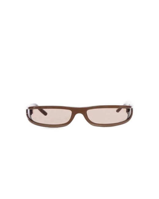 Rick Owens Brown Sunglasses