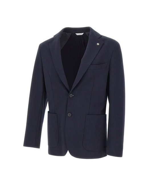 Manuel Ritz Nuvola Jacket in het Blue voor heren