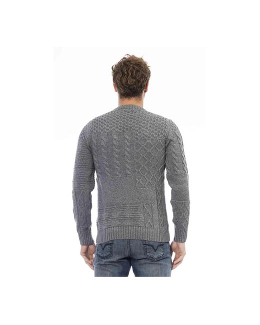 DISTRETTO12 Round-neck knitwear in Gray für Herren