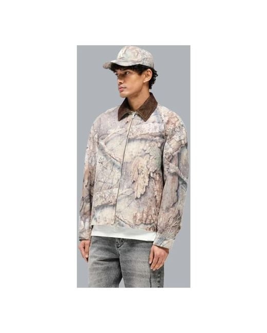 Represent Gray Light Jackets for men