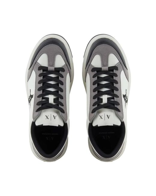 ARMANI EXCHANGE Gray Sneakers for men