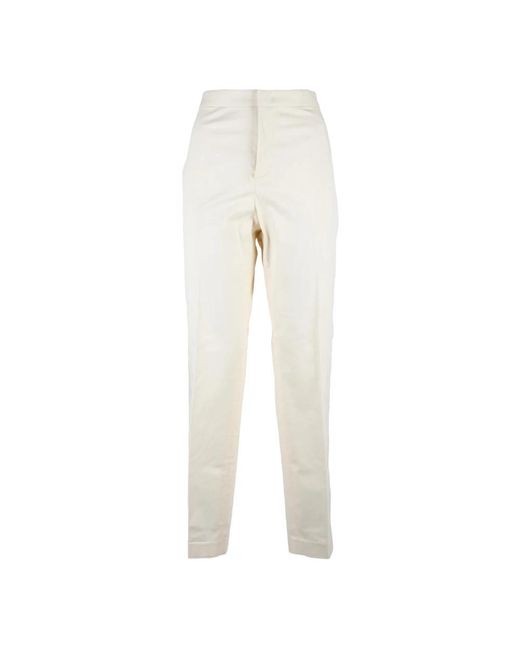 Fabiana Filippi Natural Straight Trousers
