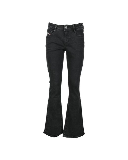 DIESEL Flared Jeans in het Black