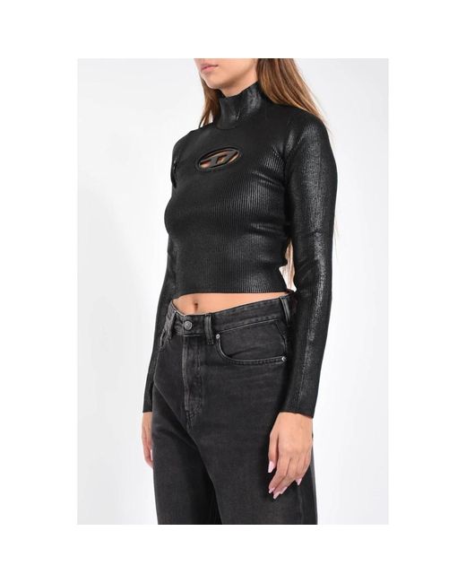 Turtlenecks di DIESEL in Black