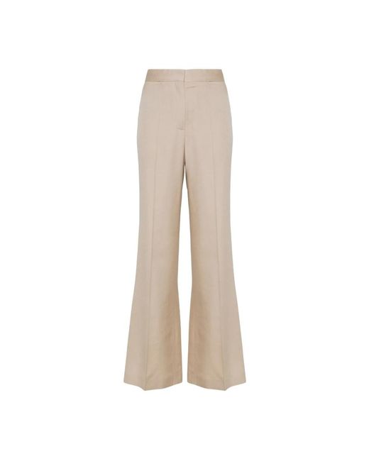 Stella McCartney Natural Ausgestellte hose