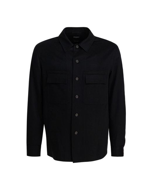 Light Jackets Zegna de hombre de color Black