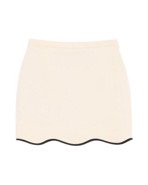 Valentino Natural Short Skirts