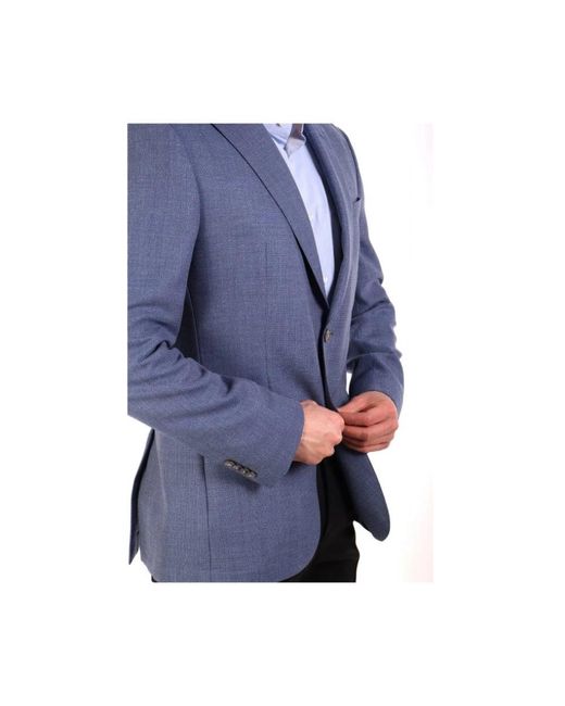 HUGO Wool Blazer in het Blue voor heren
