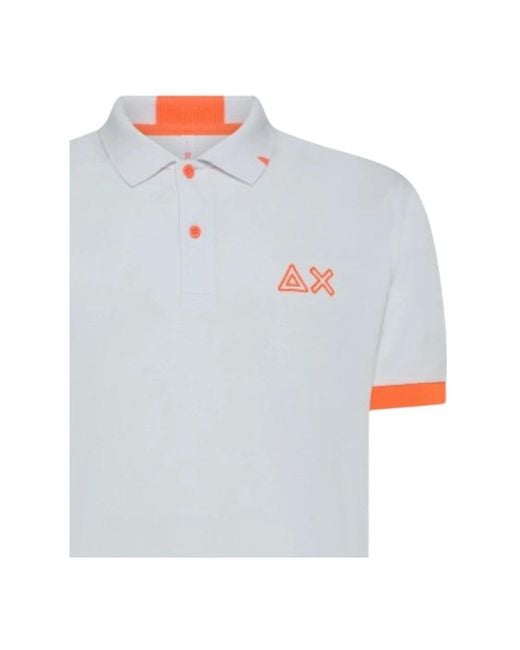 Sun 68 Blue Polo Shirts for men