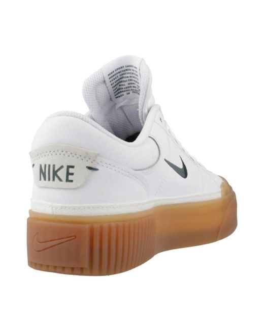 Nike Court legacy lift sneakers für männer,steigere dein sneaker-spiel mit court legacy lift in White für Herren