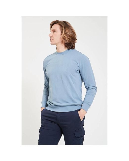 Altea Herren Rundhals Pullover in Blue für Herren