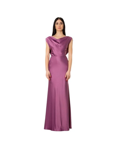 ACTUALEE Abito Elegante in het Purple