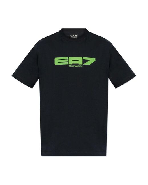 EA7 Black T-Shirts for men