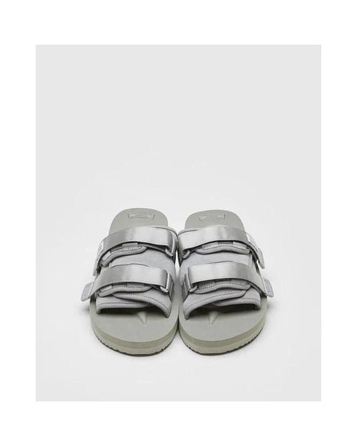 Suicoke Neopren- und nylon-sandalen mit klettverschlüssen in Gray für Herren