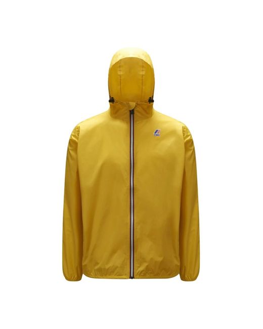 K-Way Yellow Rain Jackets for men