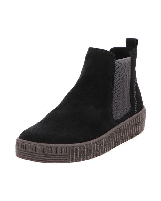 Gabor Black Chelsea Boots