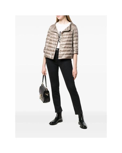 Herno Gray Winter Jackets