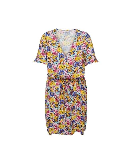 Only Carmakoma Multicolor Short Dresses
