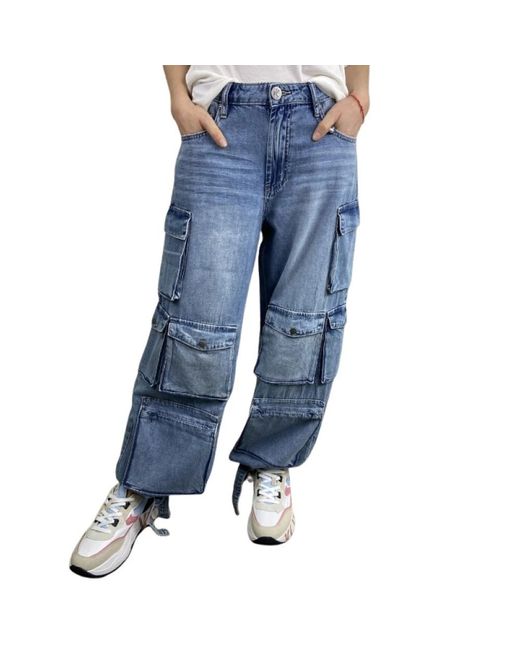 One Teaspoon Denim Ballon Jeans in het Blue