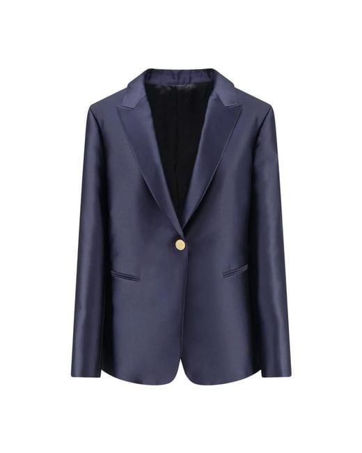 Alberta Ferretti Blue Blazers