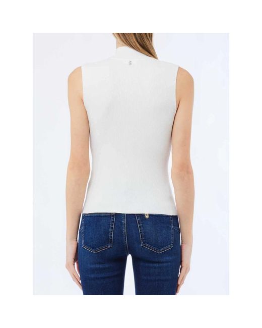 Sleeveless Tops Liu Jo de color Blue
