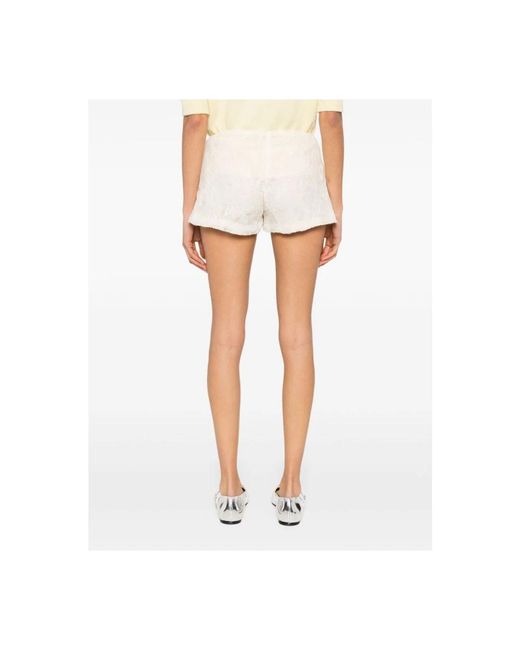 Vivetta White Short Shorts