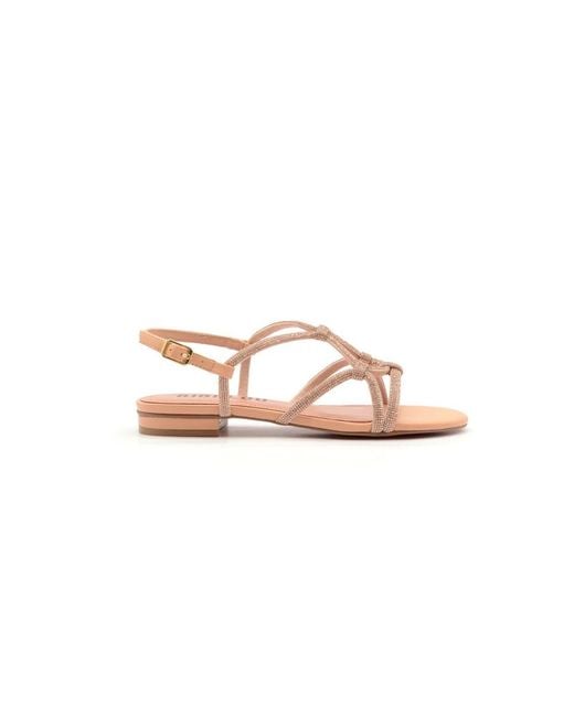 Bibi Lou Pink Flat Sandals