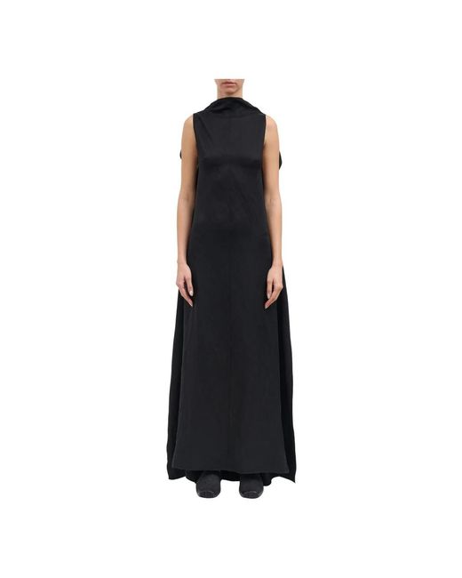 Ruohan Black Maxi Dresses