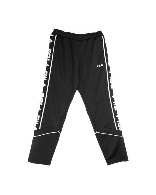Fila Black Sweatpants for men