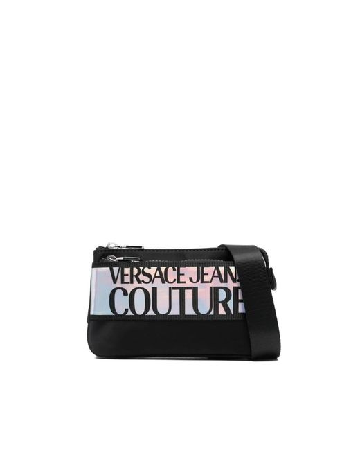 Versace Jeans Black Belt Bags for men