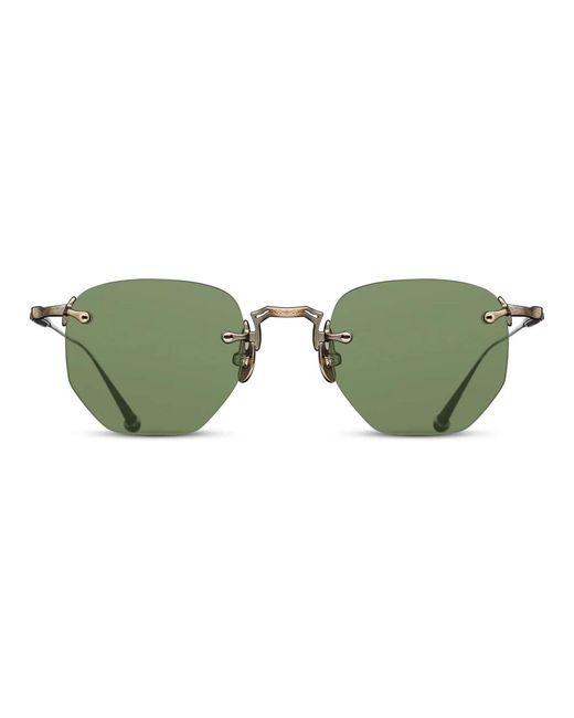 Matsuda Accessoires ,Geel ,M5006 Zonnebrillen in het Green