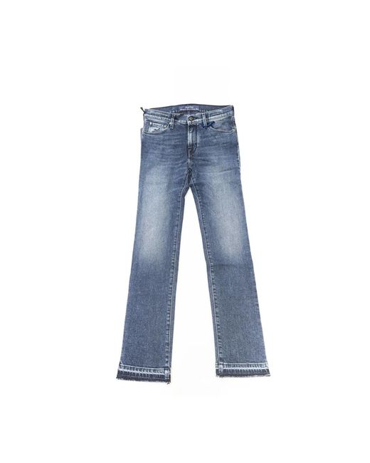Jeans slim fit in cotone monocolor di Jacob Cohen in Blue