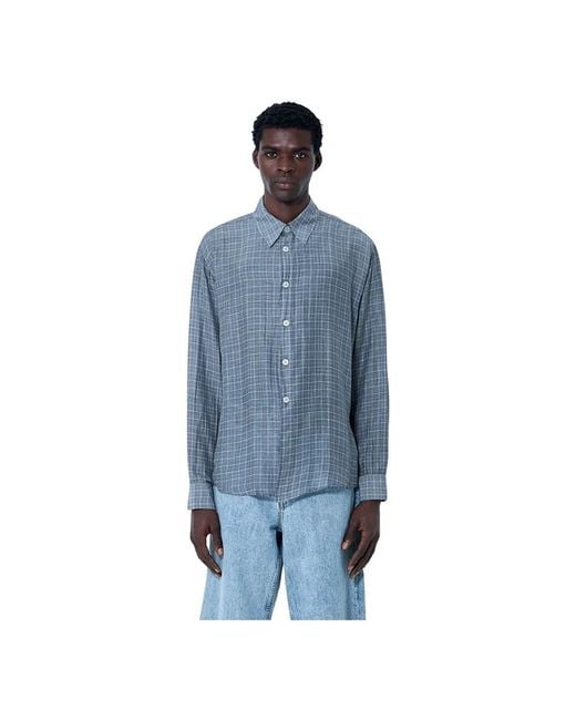 Our Legacy Blue Casual Shirts for men